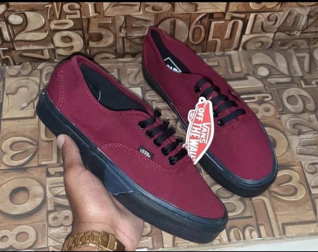 Vans maroon